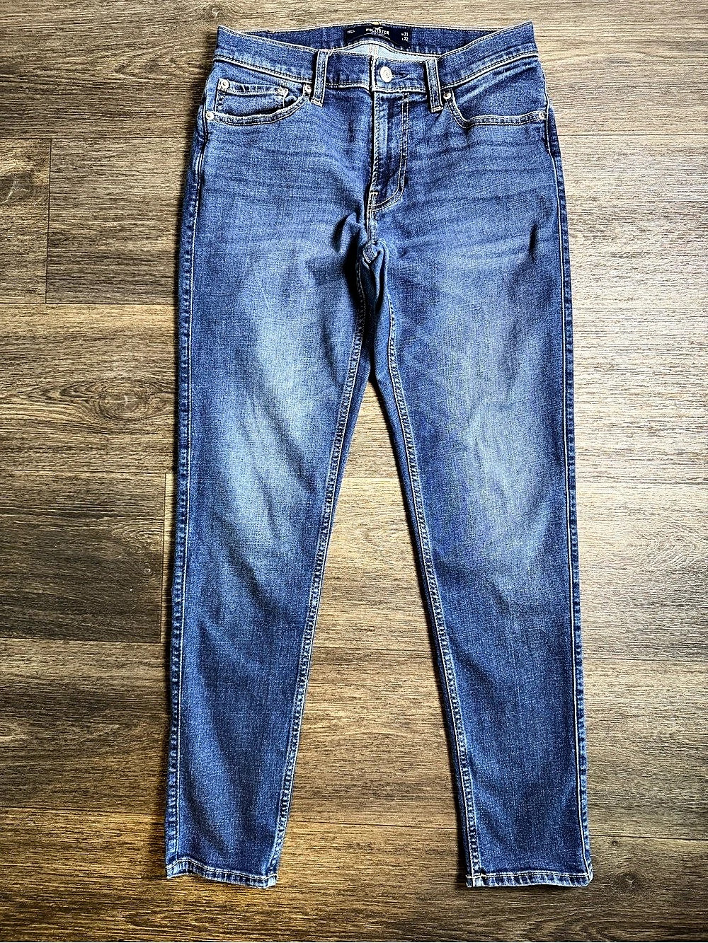 Hollister Slim Taper Slim Skinny Jeans 31”x32” Blue Mens